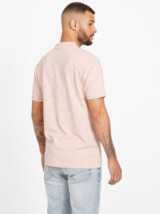 Vapor Rose Guess Shopping Eko Dev Geometrijska Polo Majica