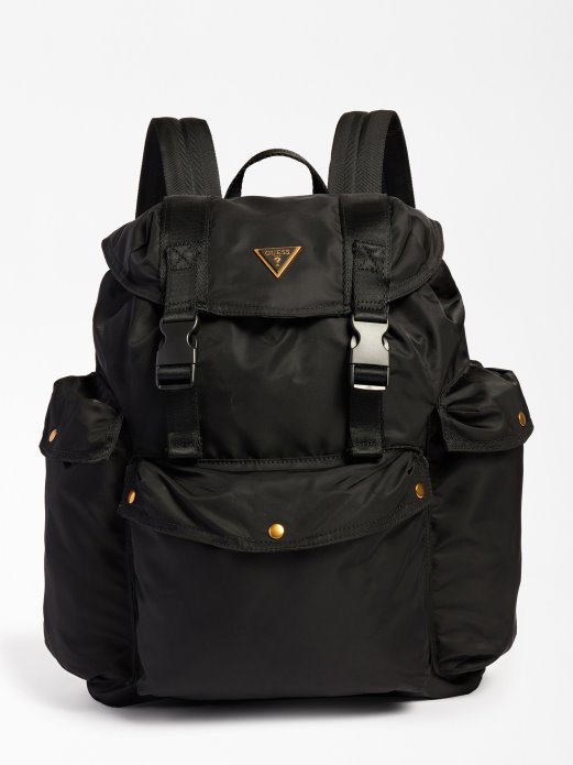 Večernji Pametni Ruksak S Džepovima Guess Shopping Black