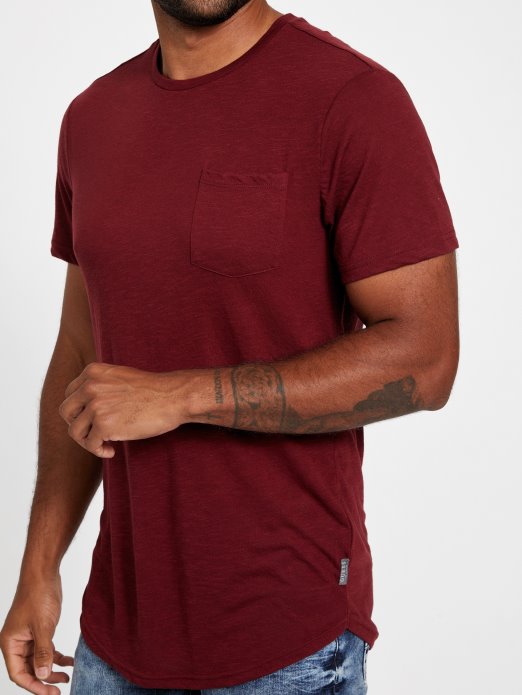 Vino Guess Shopping Vantor Longline Tee