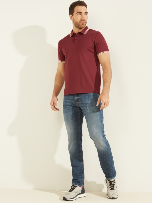 Vino Sports Pique Polo Guess Shopping