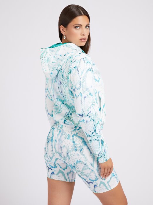 Višebojni Uzorak Guess Shopping Animalier Jakna