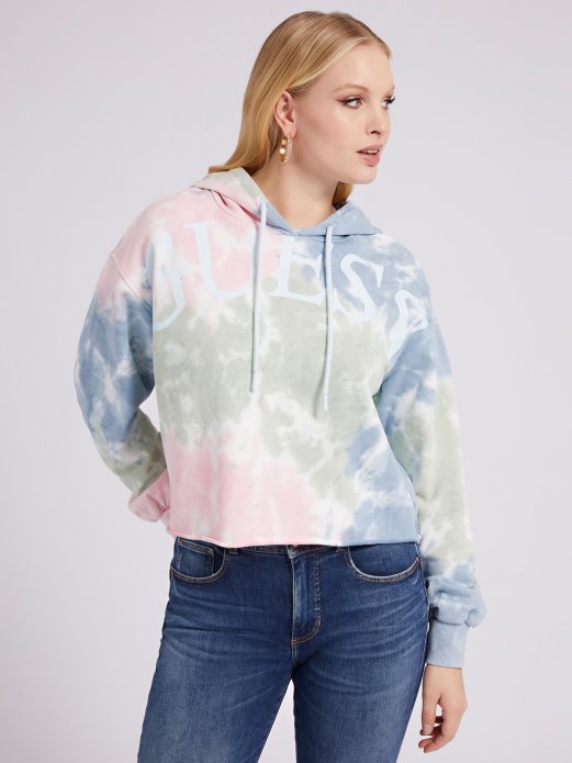 Višebojni Uzorak Guess Shopping Tie-dye Majica