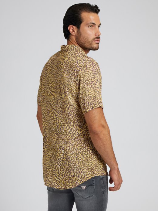 Višebojni Uzorak Preko Cijele Košulje S Printom Pogodi Kupnju