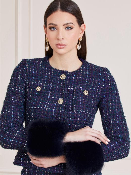 Višestruko Ljubičasta Guess Shopping Marciano Jakna Od Tvida