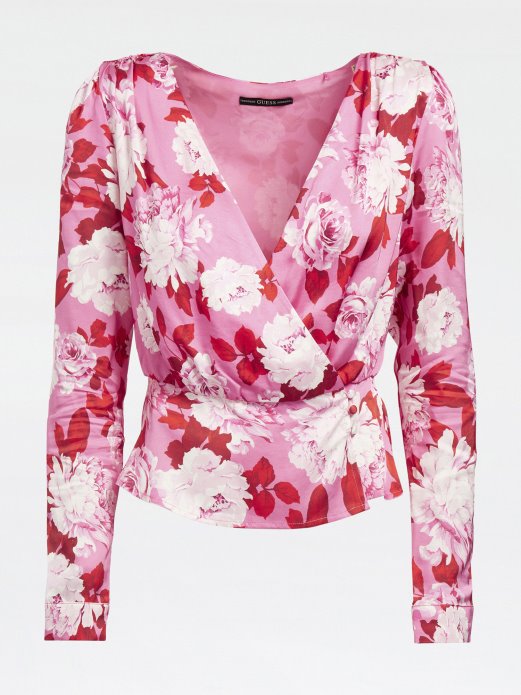 Višestruko Ružičasta Guess Shopping All Over Print Bluza