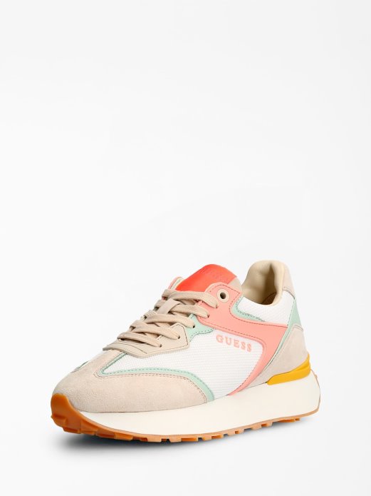 Višestruko Ružičasta Luchia Tenisica Za Trčanje Od Miješane Kože Guess Shopping