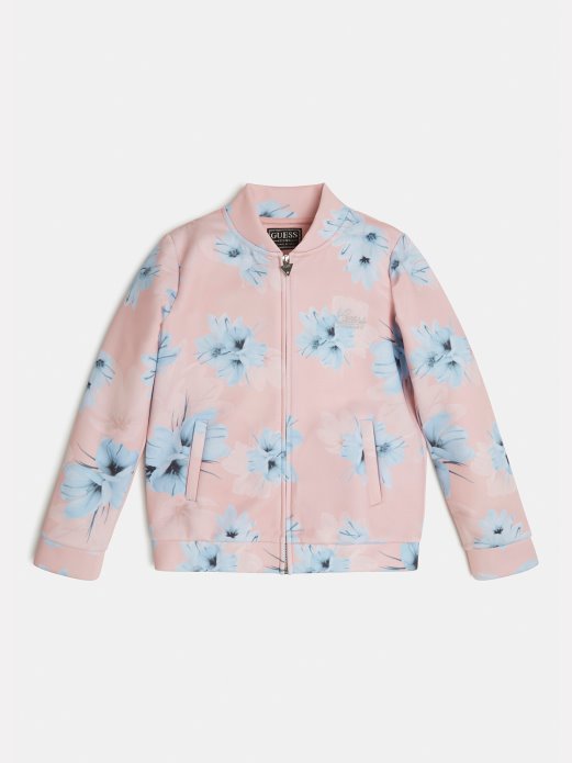 Višestruko Ružičasta Majica Guess Shopping All Over S Printom