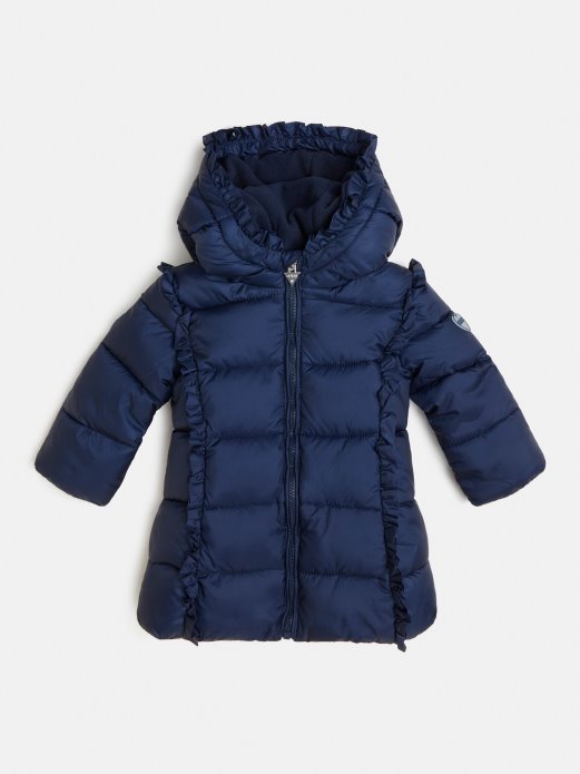 Volan S Kapuljačom Duga Pufer Guess Shopping Plava