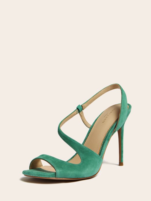 Zelena Guess Shopping Marciano Sandala Od Antilopa