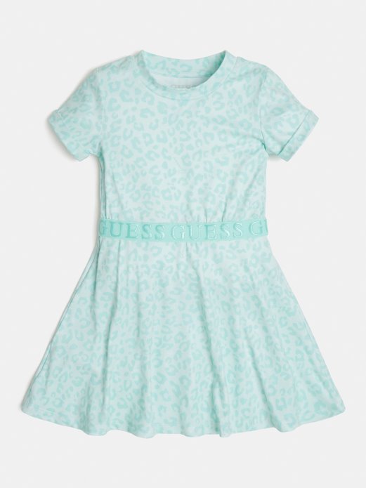 Zelena Posvuda Ispisana Haljina Pogodi Kupnju