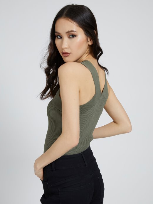 Zeleni Guess Shopping Tank Pulover