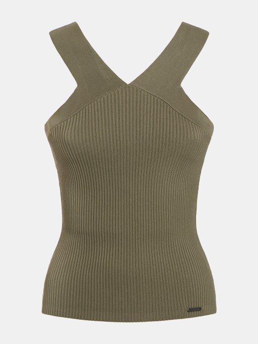 Zeleni Guess Shopping Tank Pulover