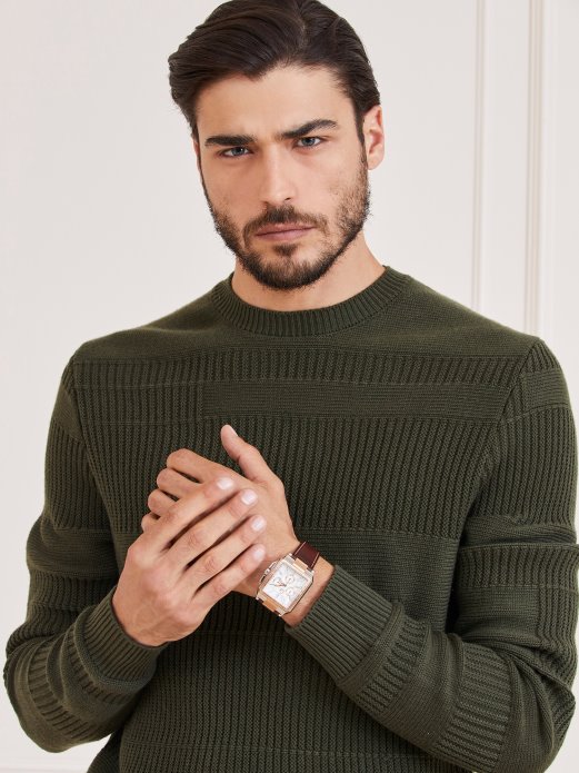 Zeleni Marciano Džemper Od Mješavine Vune Guess Shopping