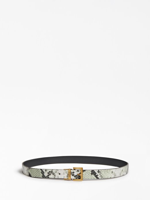 Zeleni Multi Guess Reverzibilni Remen Od Pitona Shopping Abbey