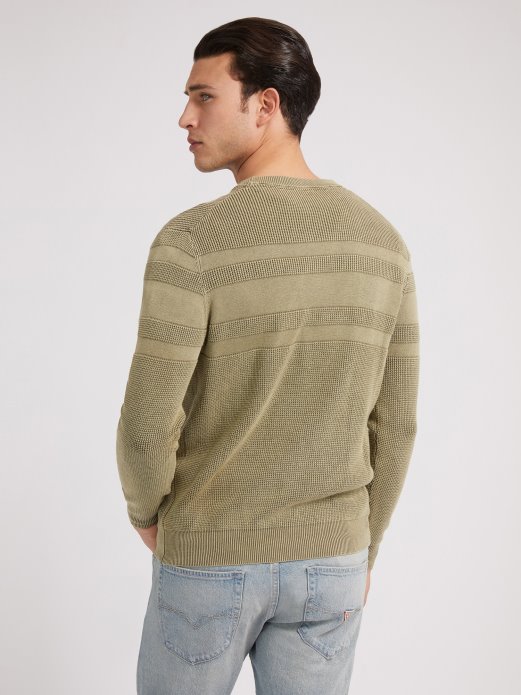 Zeleni Prugasti Džemper Pogodi Kupnju