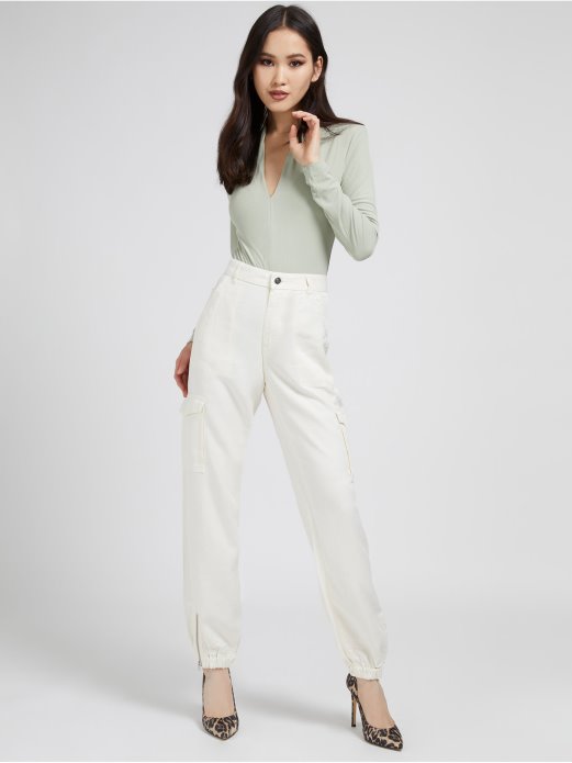 Zeleno Guess Shopping Tijelo S V-izrezom