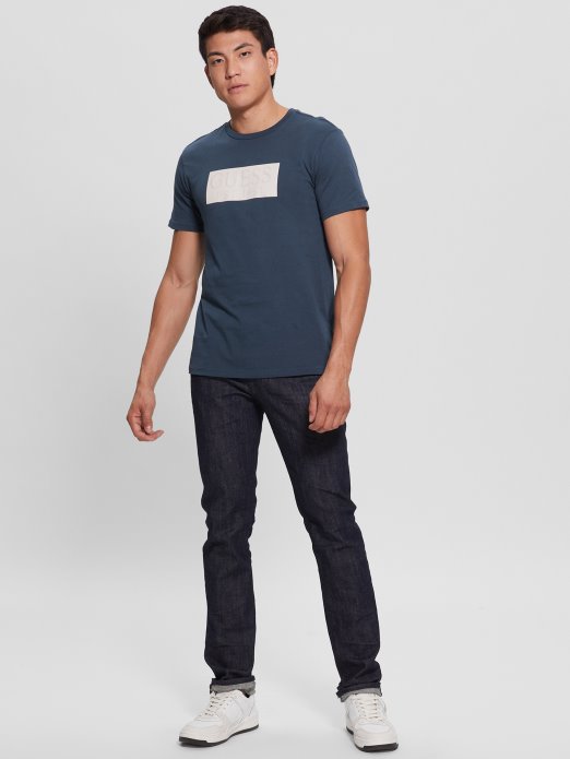 Zviježđe Plavo Guess Shopping Majica S Eko Logotipom