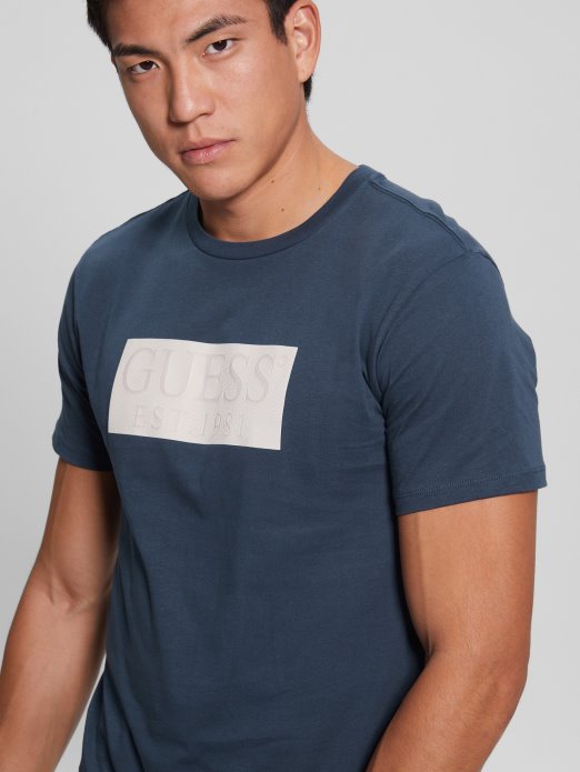 Zviježđe Plavo Guess Shopping Majica S Eko Logotipom