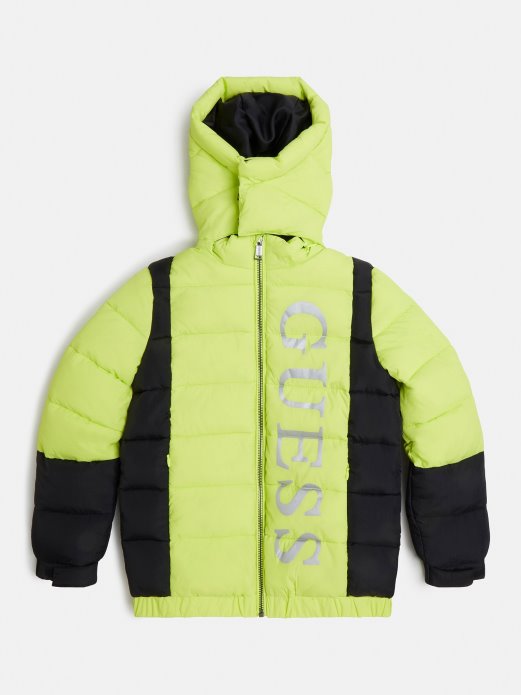 Guess Shopping Prednji Logo Pufer Zelena