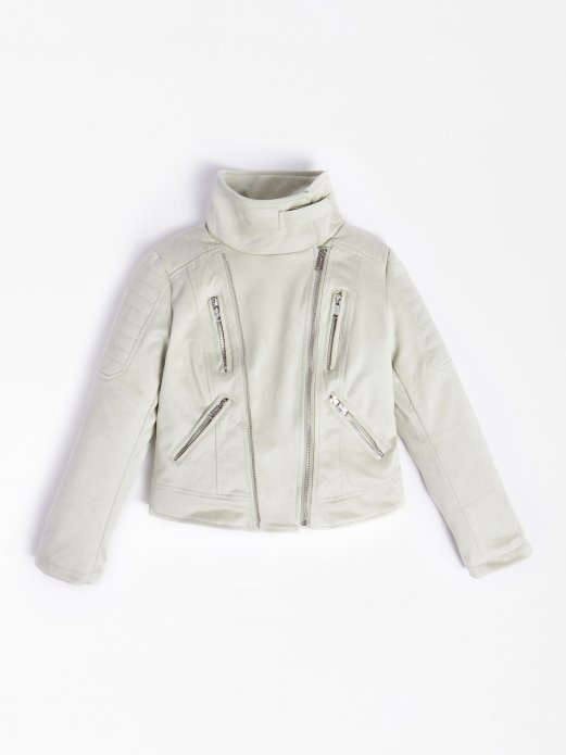 Guess Shopping Podstavljena Antilop Jakna Zelena