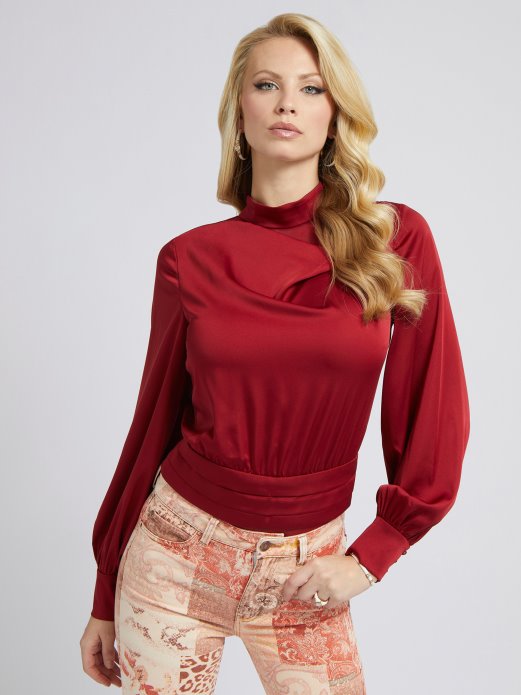 Red Guess Shopping Open Back Body