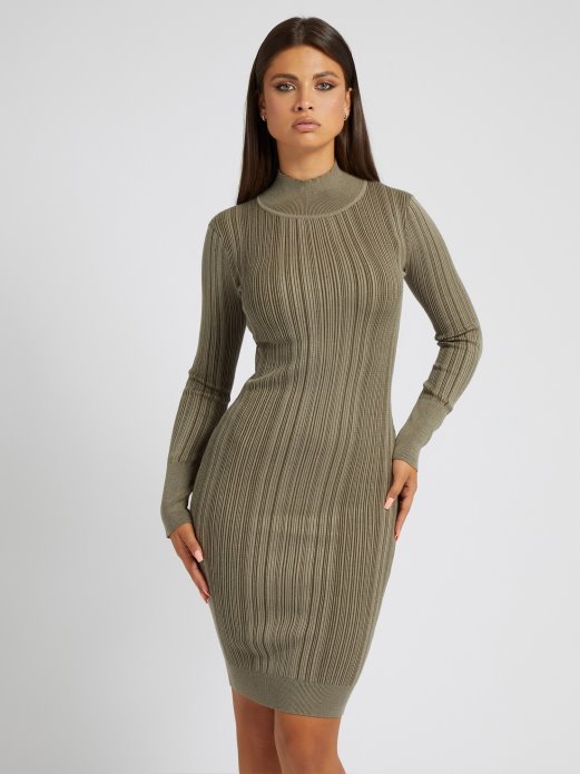 Džemper S Kornjačevim Ovratnikom Guess Shopping Zelena