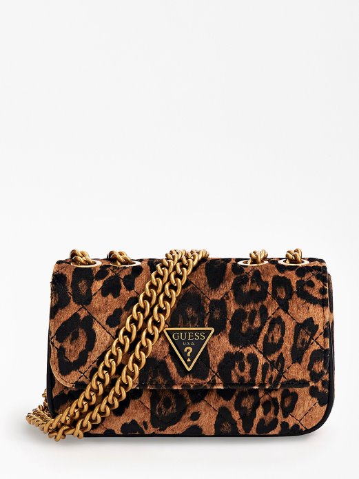 Guess Shopping Animalier Animal Cessily Mikro Crossbody Torba