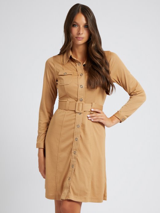 Smeđa Haljina Za Kupnju Guess Chemisier