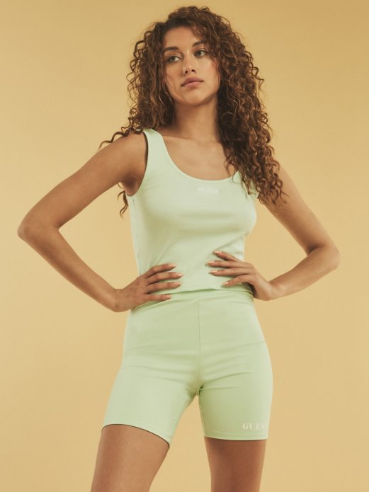 Top Guess Shopping Zeleni Prednji Logo