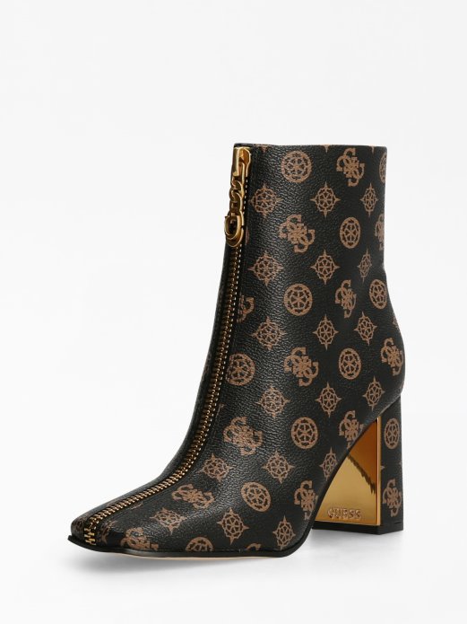 Smeđa Guess Shopping Ellese 4g čizma S Logotipom Božura