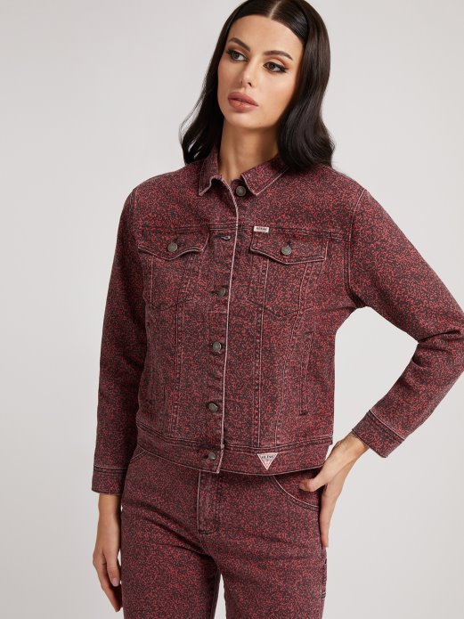 Guess Shopping Regular Fit Traper Jakna Crvena