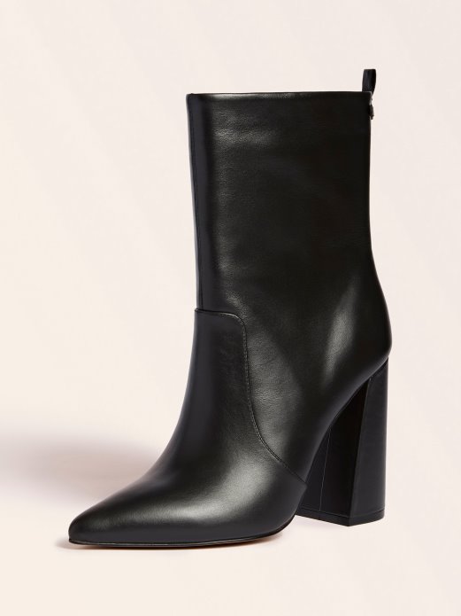 Marciano Gležnjače Od Prave Kože Crne Guess Shopping