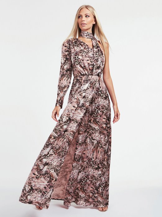 Guess Shopping Marciano Satenska Haljina Animalier