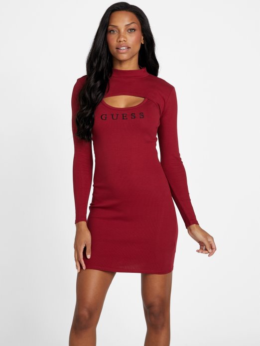 Guess Shopping Beet Juice Crvena Faina Dress