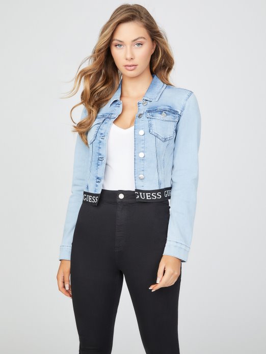 Guess Shopping Light Pranje Camil Traper Jakna S Logotipom