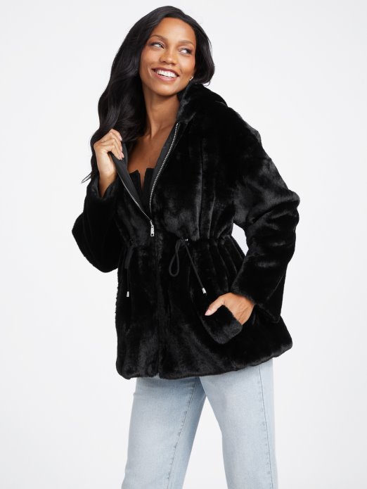 Guess Shopping Jet Crna Fatima Reverzibilna Jakna