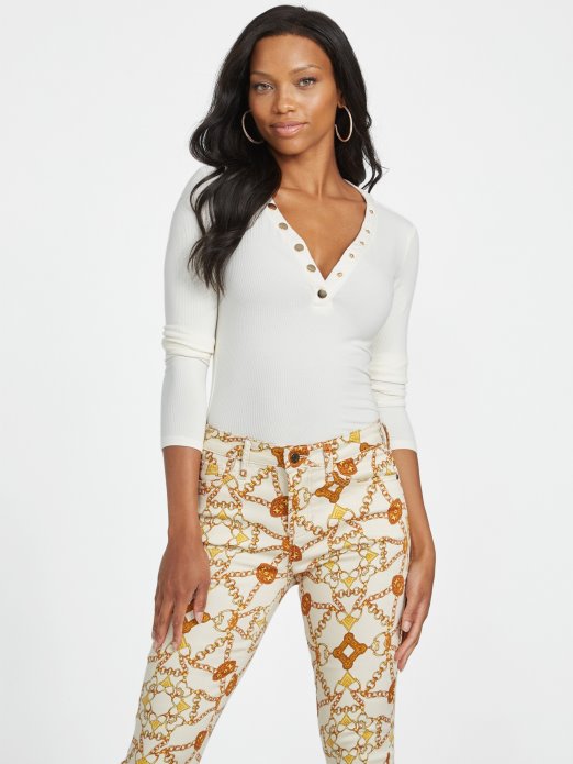 Guess Shopping Eko Delia Top Dove White