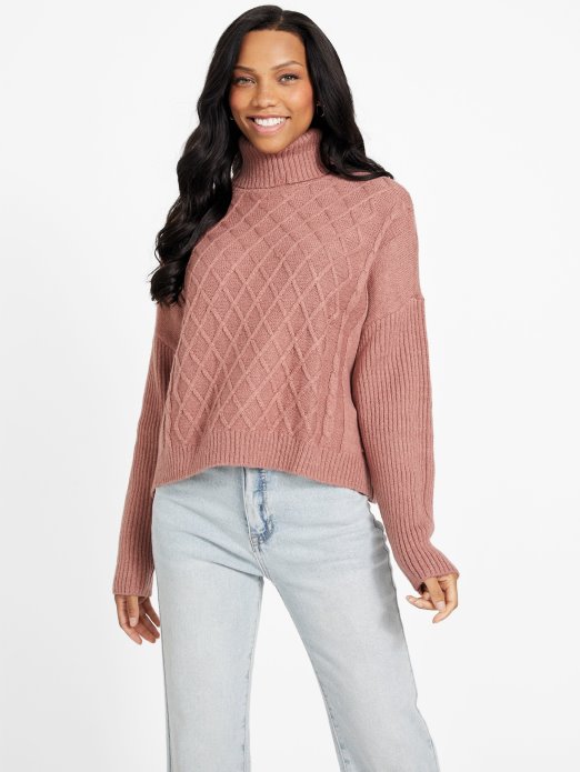 Dally Dijamantni Džemper Guess Shopping Pečeni Kesten