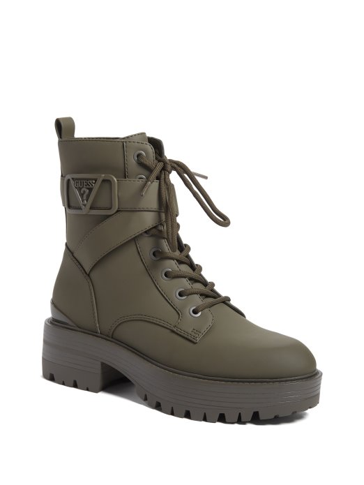 Prašnjavo Zelene Ravne Borbene čizme Guess Shopping