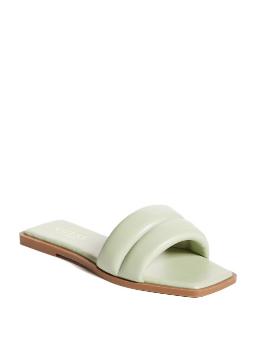 Guess Shopping Corinne Slide Sandals Zelena