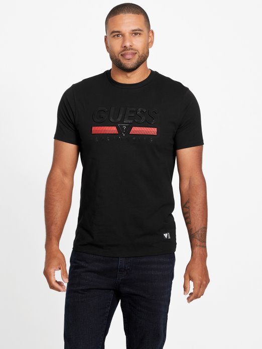 Jet Crna Guess Shopping Eko Koda Majica S Okruglim Izrezom