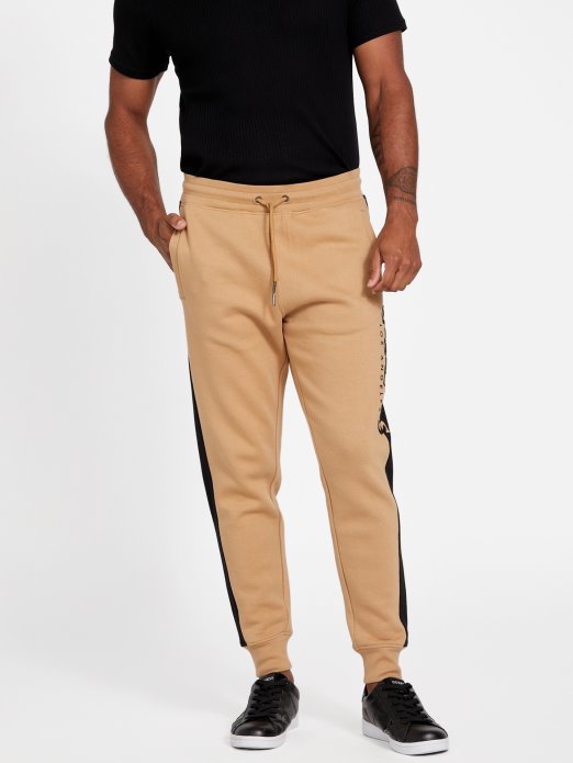 Eco Marcus Logo Joggers Tost Taupe Guess Shopping