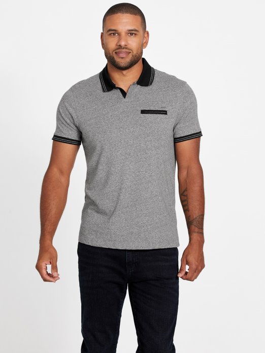 Denver Johnny Pocket Polo Guess Shopping Jet Black Multi