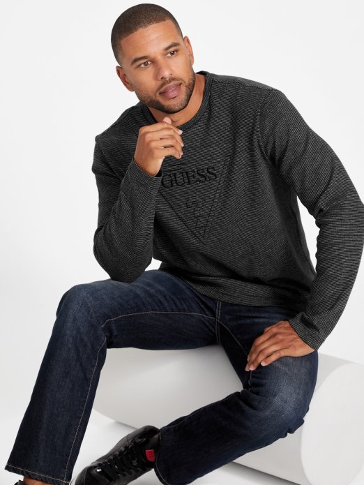 Jet Black Guess Shopping Tomas Crewneck