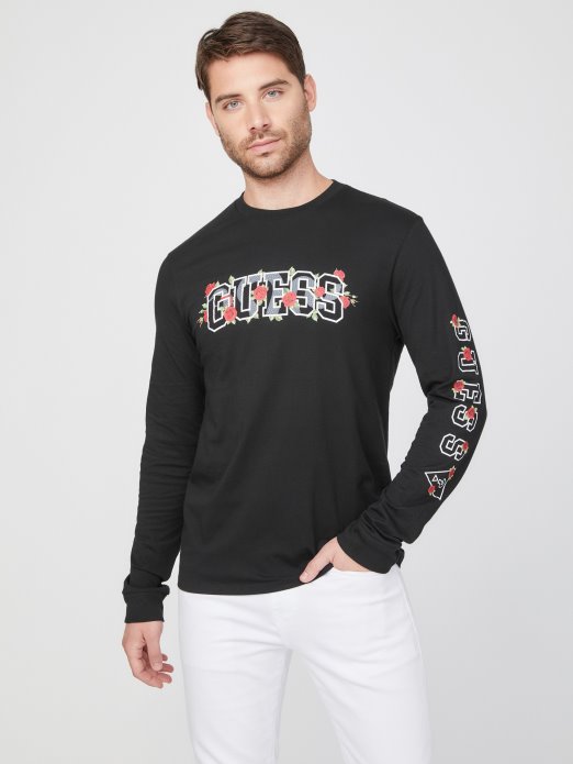 Guess Shopping Eko Knox Logo Ovratnik Crna