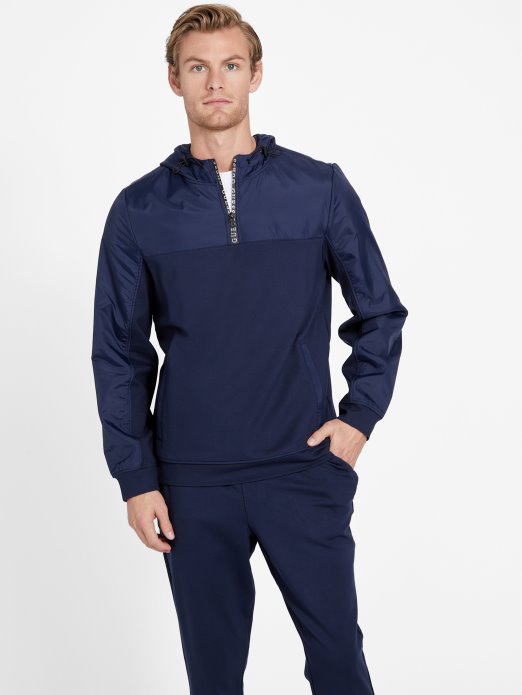 Takoda Hoodie Guess Shopping Blackened Blue