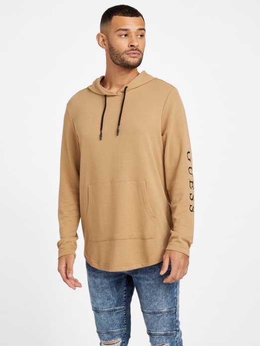 Margo Waffle Hoodie Guess Shopping Tost Taupe