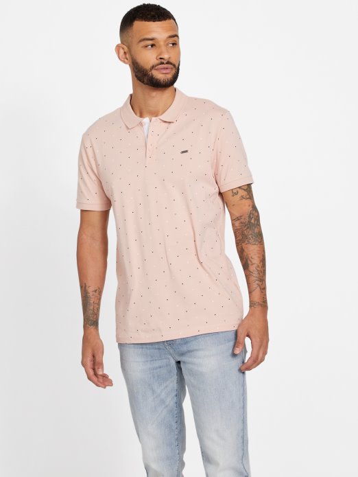 Vapor Rose Guess Shopping Eko Dev Geometrijska Polo Majica