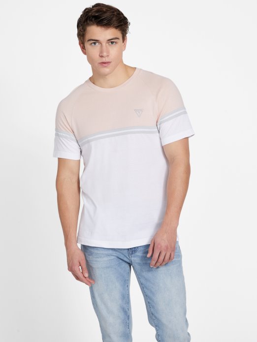 Eco Kido Color-block Tee Vapor Rose Guess Shopping