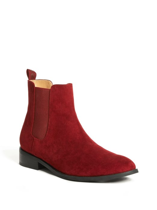 Guess Shopping Wine Jeb Chelsea Boots
